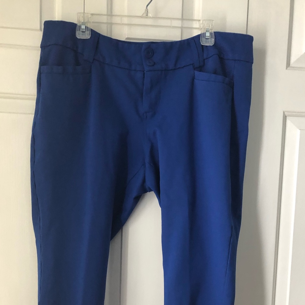 Torrid royal blue ankle pants
